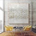 three dimensional plum blossom white by Palette Knife wall decor texture